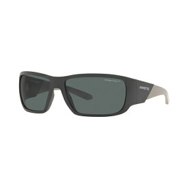 アーネット レディース サングラス＆アイウェア アクセサリー Unisex Polarized Sunglasses, AN4297 SNAP II 64 Matte Dark Gray