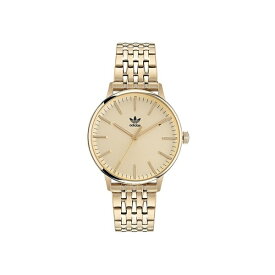 アディダス レディース 腕時計 アクセサリー Unisex Three Hand Code One Gold-Tone Stainless Steel Bracelet Watch 38mm Gold-Tone