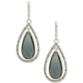 アンクライン レディース ピアス＆イヤリング アクセサリー Silver-Tone Large Teardrop Crystal Orbital Drop Earrings Multi