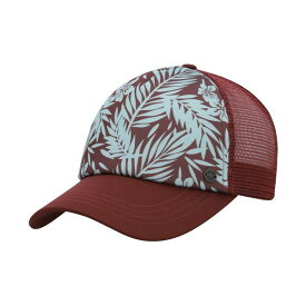 ロキシー レディース 帽子 アクセサリー Women's Brown Beautiful Morning Trucker Adjustable Hat Brown