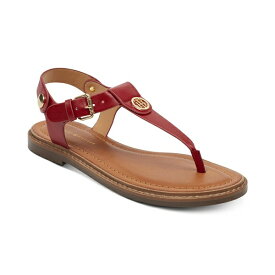 トミー ヒルフィガー レディース サンダル シューズ Women's Bennia Thong Sandals Medium Red
