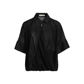 【送料無料】 カラー 5 パワー レディース シャツ トップス Shirts Black