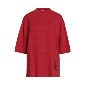 【送料無料】 エーゼット ファクトリー レディース Tシャツ トップス T-shirts Red