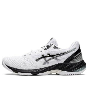 ASICS AVbNX Y Xj[J[ WHITE/BLACK yASICS Netburner Ballistic FF 3 'White Black' 1053A055-100z TCY US_7.5(25.5cm)