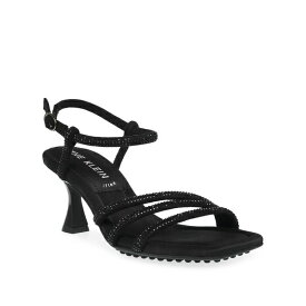 アンクライン レディース パンプス シューズ Women's Jules Crystal Dress Sandals Black Crystals
