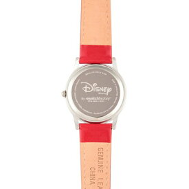 イーウォッチファクトリー レディース 腕時計 アクセサリー Disney Mickey Mouse Women's Silver Cardiff Alloy Watch Red