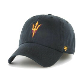 47ブランド レディース 帽子 アクセサリー Men's Black Arizona State Sun Devils Franchise Fitted Hat Black