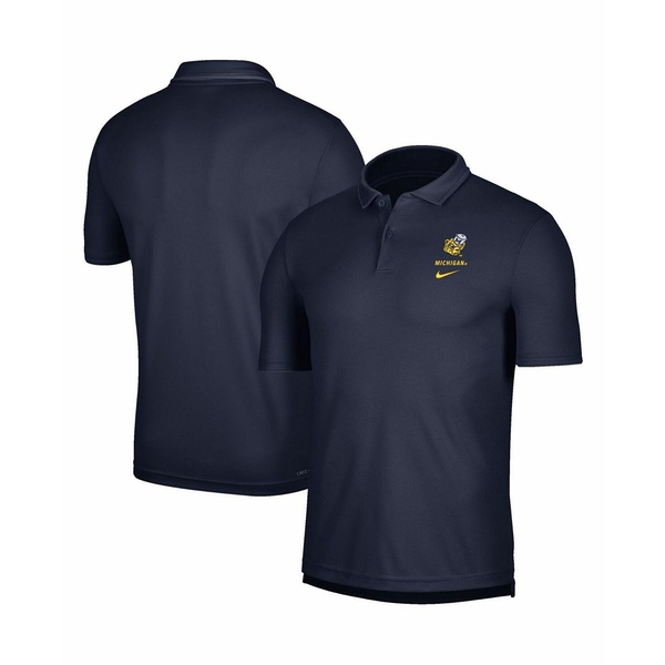 ナイキ メンズ ポロシャツ トップス Men´s Navy Michigan Wolverines UV Performance Polo Shirt Navy