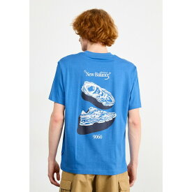 ニューバランス メンズ Tシャツ トップス SKETCH - Print T-shirt - blue
