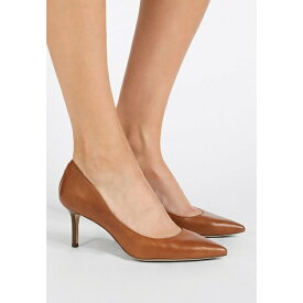 ラルフローレン レディース サンダル シューズ LANETTE LEATHER PUMP - Classic heels - deep saddle tan