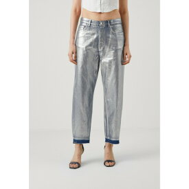 エリザベスフランキ レディース デニムパンツ ボトムス WOMENS TROUSERS - Relaxed fit jeans - silver