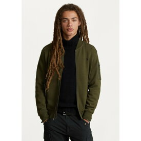 ラルフローレン メンズ サンダル シューズ LONG SLEEVE - Zip-up sweatshirt - company olive