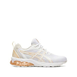 �A�V�b�N�X ���f�B�[�X �X�j�[�J�[ �V���[�Y Gel-quantum 90 iv white/champagne sneakers White