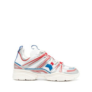 �C�U�x�� �}���� ���f�B�[�X �X�j�[�J�[ �V���[�Y Kindsay panelled sneakers White