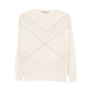 �f�B�[�E�G�N�X�e���A ���f�B�[�X �j�b�g&�Z�[�^�[ �A�E�^�[ Metallic-detail wool sweater Pink