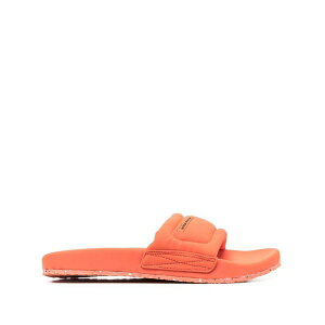 �w���� �v���X�g�� �����Y �T���_�� �V���[�Y Logo-patch slip-on slides Orange