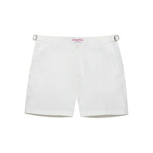 �I�[���o�[ �u���E�� �����Y �J�W���A���p���c �{�g���X Bulldog mid-rise chino shorts White