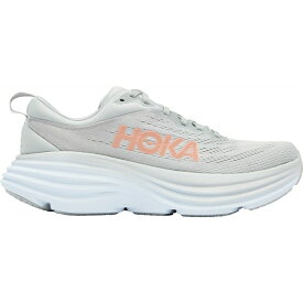 ホカオネオネ レディース ランニング スポーツ HOKA Women's Bondi 8 Running Shoes Light Grey