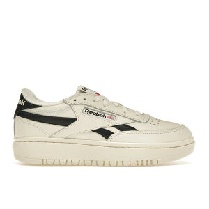 Reebok [{bN fB[X Xj[J[ yReebok Club C Double Chalk Black (Women's)z TCY US_W_10.5 Chalk/Core Black/Chalk