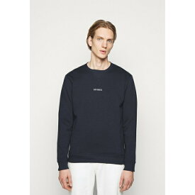 レ ドゥ メンズ パーカー・スウェットシャツ アウター LENS - Sweatshirt - dark navy/white