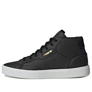 adidas AfB_X fB[X Xj[J[ y(WMNS) adidas Sleek Mid 'Core Black' EE4727z TCY US_6(23.0cm)
