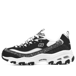 Skechers XPb`[Y fB[X Xj[J[ y(WMNS) Skechers D'lites 4.0 'Black White' 896135-BKWz TCY US_7(24.0cm)
