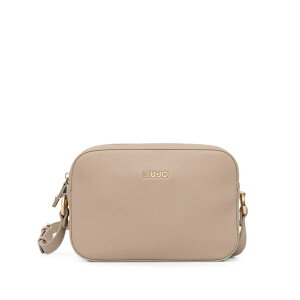 �����[�W���[ ���f�B�[�X �V�����_�[�o�b�O �o�b�O Logo-plaque pebbled-effect shoulder bag Neutrals