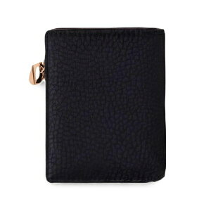 �{���{�l�[�[ ���f�B�[�X ���z �A�N�Z�T���[ Logo-plaque pebbled-texture wallet Black