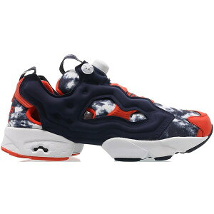 Reebok ���[�{�b�N �����Y �X�j�[�J�[ �yReebok Instapump Fury atmos Bleached Denim�z �T�C�Y US_10(28.0cm) Collegiate Navy/Carotene-White