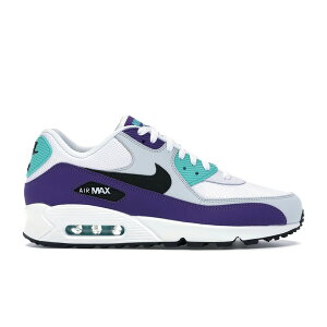 Nike �i�C�L �����Y �X�j�[�J�[ �yNike Air Max 90 Grape�z �T�C�Y US_10(28.0cm) White/Black-Hyper Jade-Court Purple-Pure Platinum