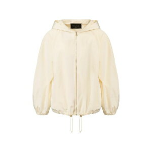 �t�@�r�A�i �t�B���b�s ���f�B�[�X �W���P�b�g���u���]�� �A�E�^�[ Hooded drawstring coat Neutrals