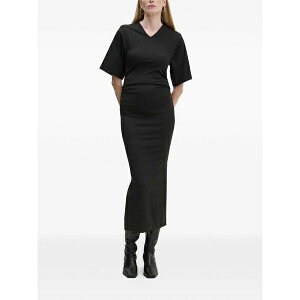 �f�C�E�r���Q�[���E�G�E�~�b�P���Z�� ���f�B�[�X �����s�[�X �g�b�v�X V-neck ruched maxi dress Black