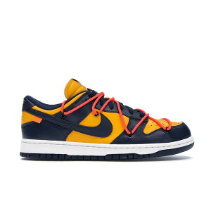 Nike �i�C�L �����Y �X�j�[�J�[ �yNike Dunk Low Off-White University Gold�z �T�C�Y US_11.5(29.5cm) University Gold/Midnight Navy-White