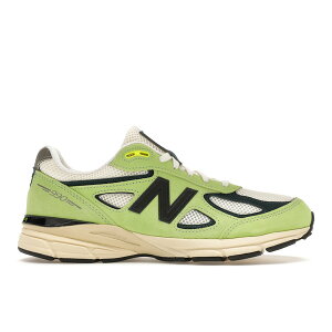 New Balance �j���[�o�����X �����Y �X�j�[�J�[ �yNew Balance 990v4 MiUSA Teddy Hi-Lite�z �T�C�Y US_6.5(24.5cm) Hi-Res/White