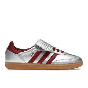 adidas �A�f�B�_�X ���f�B�[�X �X�j�[�J�[ �yadidas Samba LT Silver Metallic Ruby Gum (Women's)�z �T�C�Y US_W_10.5 Silver Metallic/Preloved Ruby/Gum 3