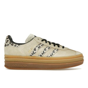 adidas �A�f�B�_�X ���f�B�[�X �X�j�[�J�[ �yadidas Gazelle Bold Cream Black Leopard (Women's)�z �T�C�Y US_7.5(24.5cm) Cream/White/Black Leopard