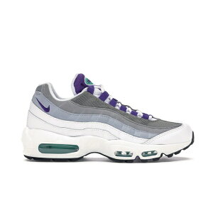 Nike �i�C�L ���f�B�[�X �X�j�[�J�[ �yNike Air Max 95 Grape (2018) (Women's)�z �T�C�Y US_7.5(24.5cm) White/Court Purple-Emerald Green