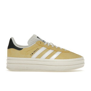 adidas �A�f�B�_�X ���f�B�[�X �X�j�[�J�[ �yadidas Gazelle Bold Almost Yellow (Women's)�z �T�C�Y US_9.5(26.5cm) Almost Yellow/Cloud White/Legend Ink