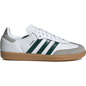 adidas �A�f�B�_�X ���f�B�[�X �X�j�[�J�[ �yadidas Samba OG White Collegiate Green Gum (Women's)�z �T�C�Y US_7(24.0cm) Footwear White/Collegiate Green/Grey Two