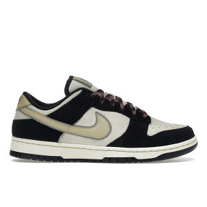 Nike �i�C�L ���f�B�[�X �X�j�[�J�[ �yNike Dunk Low LX Black Suede Team Gold (Women's)�z �T�C�Y US_W_11.5 Black/Team Gold/Coconut Milk