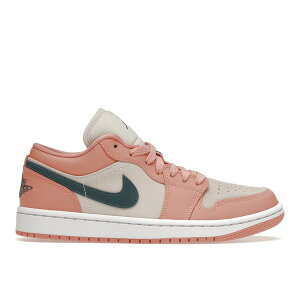 Jordan �W���[�_�� ���f�B�[�X �X�j�[�J�[ �yJordan 1 Low Light Madder Root (Women's)�z �T�C�Y US_6(23.0cm) Light Madder Root/Dark Teal Green/White