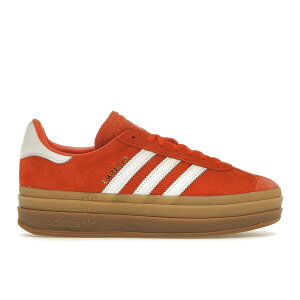 adidas �A�f�B�_�X ���f�B�[�X �X�j�[�J�[ �yadidas Gazelle Bold Collegiate Orange Gum (Women's)�z �T�C�Y US_W_10.5 Collegiate Orange/Cloud White/Gold Metallic