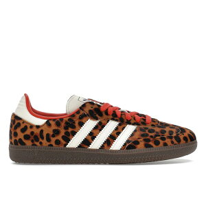 adidas �A�f�B�_�X ���f�B�[�X �X�j�[�J�[ �yadidas Samba OG Preloved Red Leopard (Women's)�z �T�C�Y US_W_12 Core Black/Preloved Red/Cream White