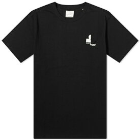 イザベル マラン メンズ Tシャツ トップス Isabel Marant Zafferh Inverted Logo T-Shirt Black