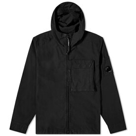 シーピーカンパニー メンズ ジャケット＆ブルゾン アウター C.P. Company Ottoman Hooded Shirt Black