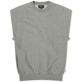 アーペーセー メンズ パーカー・スウェットシャツ アウター A.P.C. Coach Crew Sweater Vest Grey