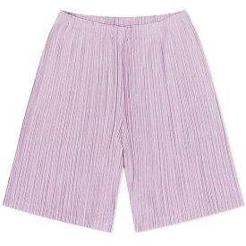 プリーツ プリーズ イッセイ ミヤケ レディース カジュアルパンツ ボトムス Pleats Please Issey Miyake Pleats Shorts Pink