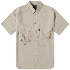 ダイワ メンズ シャツ トップス DAIWA Tech Bombay Safari Short Sleeve Shirt Neutrals