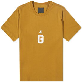 ジバンシー メンズ Tシャツ トップス Givenchy 4G Front & Back Logo T-Shirt Brown