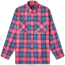 ジバンシー メンズ シャツ トップス Givenchy Check Overshirt Blue